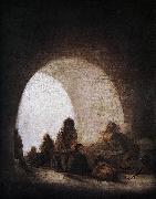 Francisco de Goya A Prison Scene oil painting reproduction